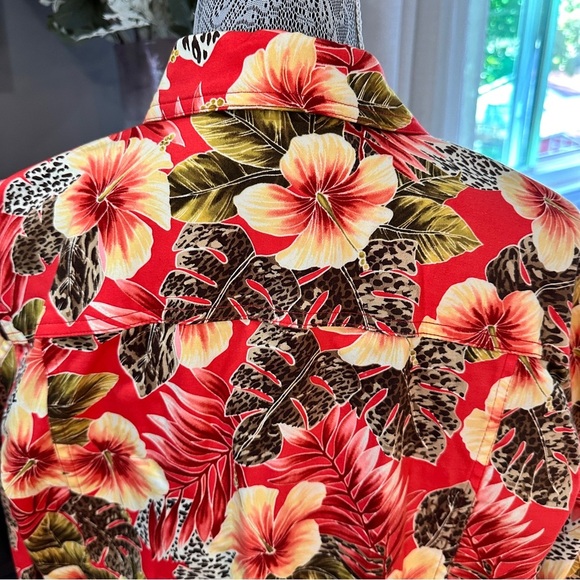 Easy Spirit Tropical Floral Print Stretch Jacket Women’s Medium - Picture 5 of 16